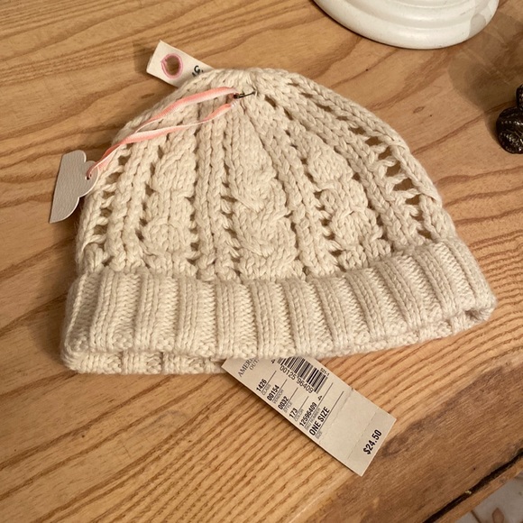 America Eagle hand knit beanie hat OS - Picture 1 of 6